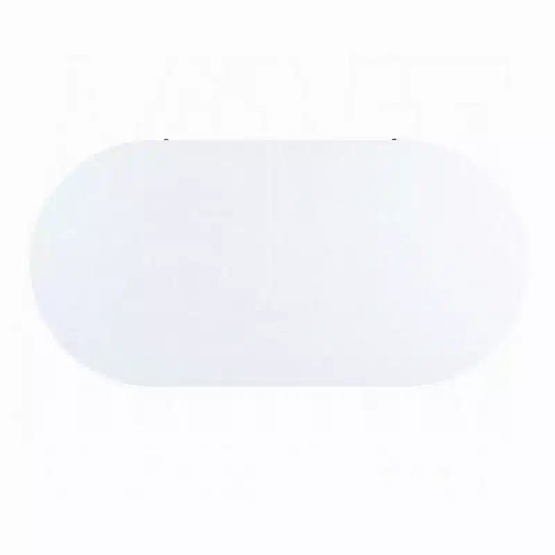 Oval Coffee Table with Drawer, 47