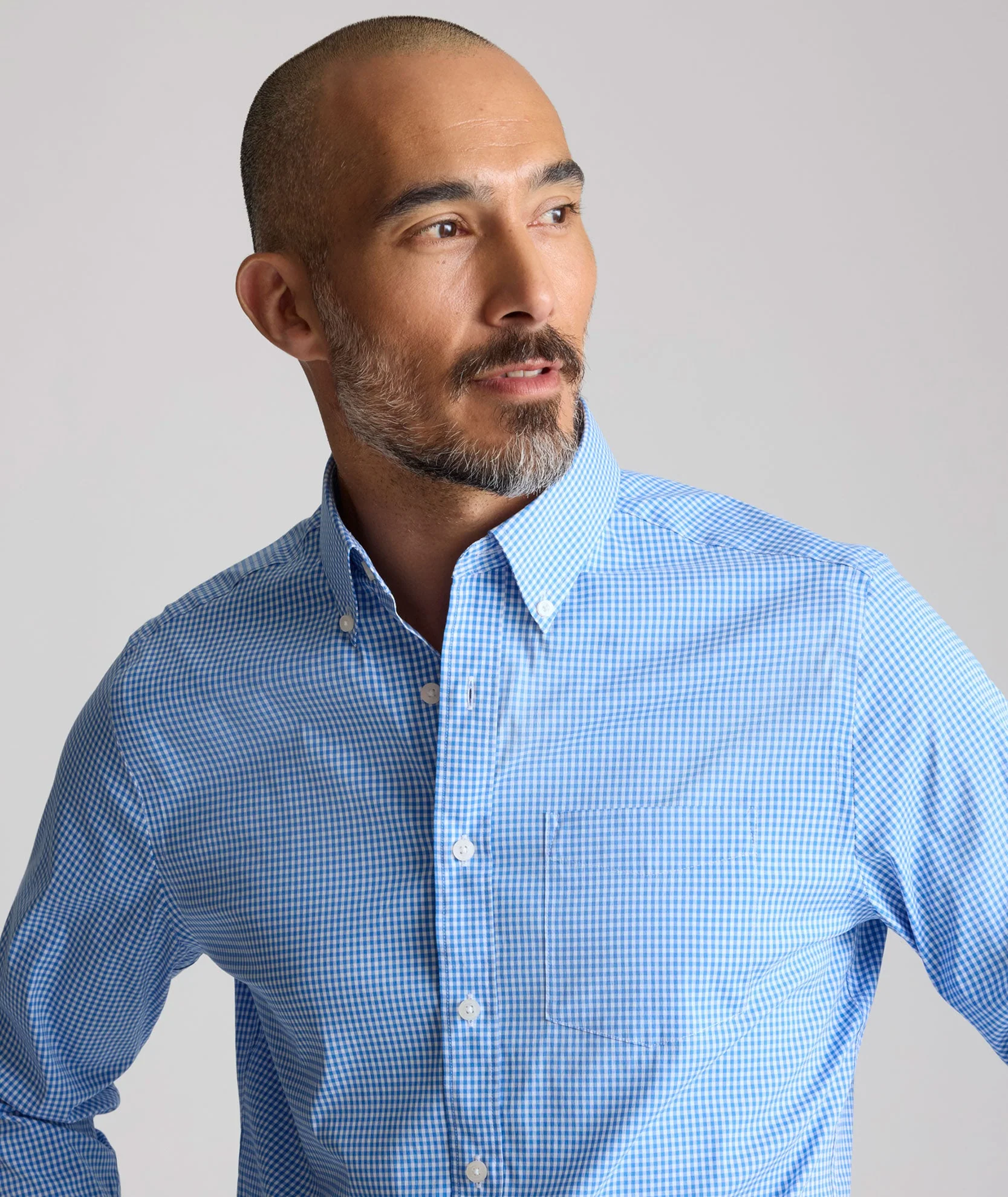 Cotton-Nylon Cooling Shirt (Blue)