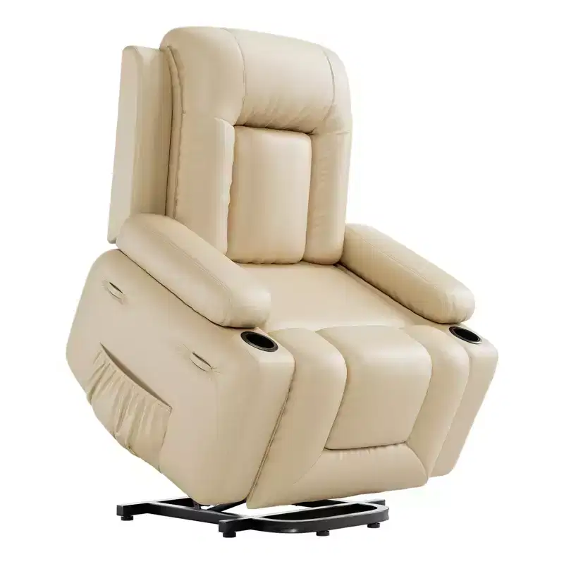 PU Leather Power Lift Recliner Chair, Adjustable Recliner, Ergonomic Single Sofa, for Living Room
