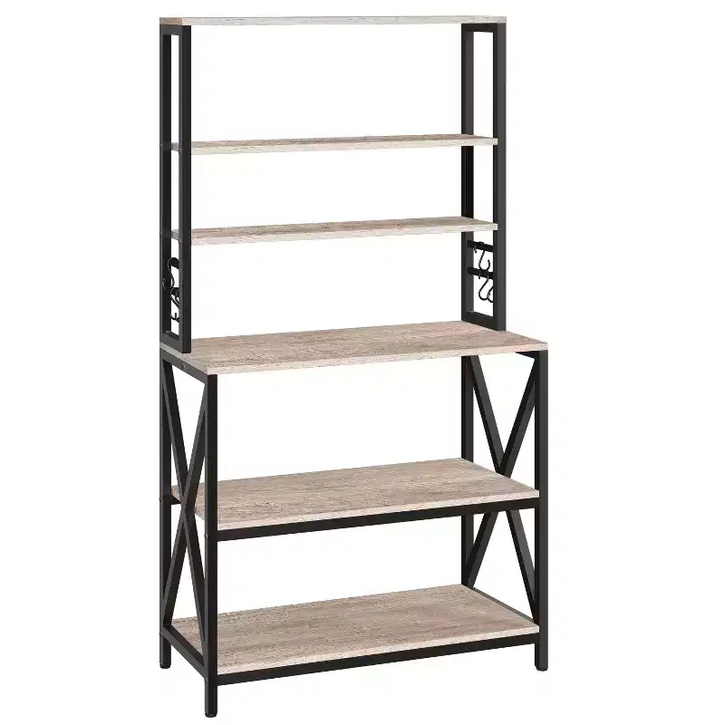 6-Tier Baker's Rack with Adjustable Feet for Kitchen