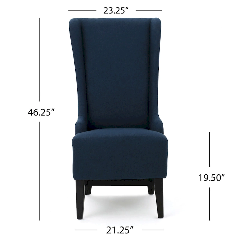 Callie High-back Fabric Dining Chair by Christopher Knight Home - 23.25 L x 28.75 W x 46.25 H