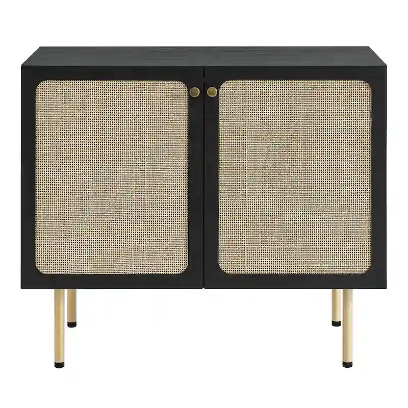 Rattan Accent Cabinet