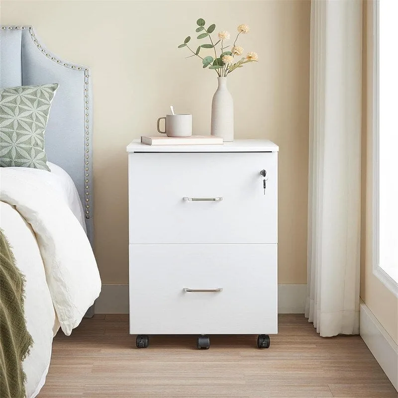 2-Drawer File Cabinet - 16.9D x 17.5W x 28.3H