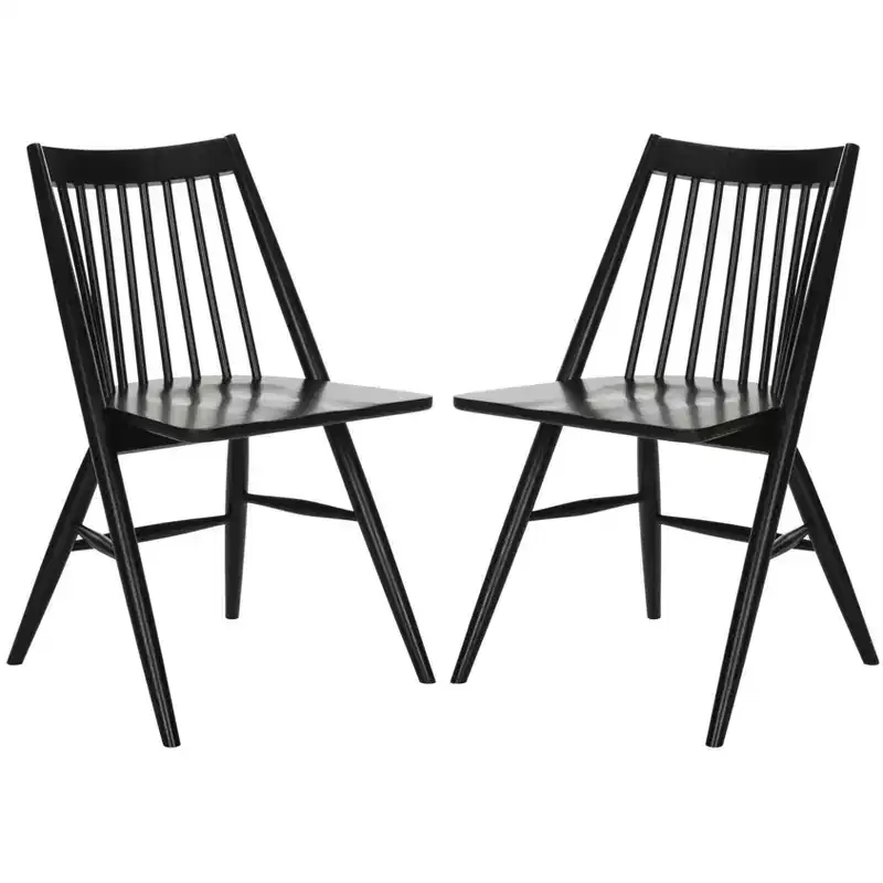 Wren 19 H Spindle Dining Chair (Set of 2) - DCH1000 - Safavieh