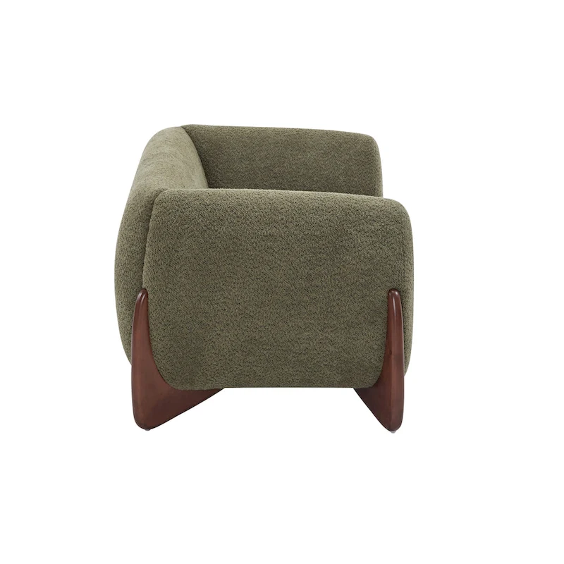 Alma Upholstered Boucle Loveseat by Christopher Knight Home