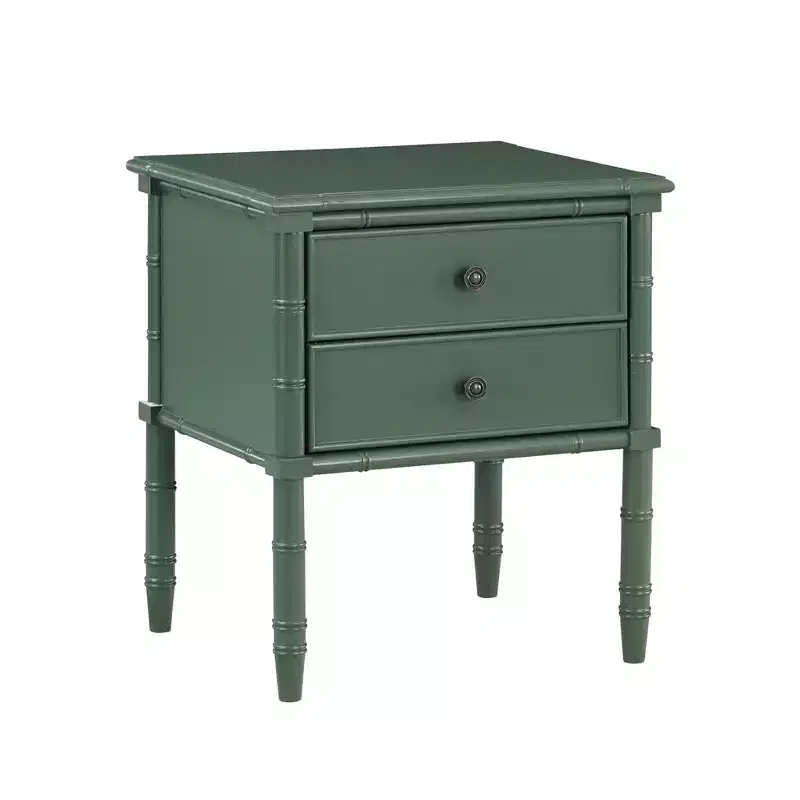 GDFStudio Emmett Mid-Century Modern 22 2-Drawer Nightstand