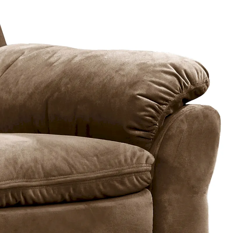 Copper Grove Roseway Brown Fabric Transitional Massage Power Recliner