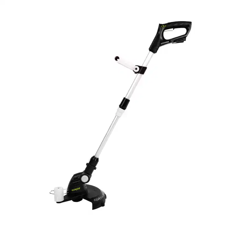 Restored Sun Joe 24V-LT12-LTE | 24V IONMAX Cordless String Trimmer Kit | 12-inch | Multi-Angle Head | W/ 2.0-Ah Battery + Charger (Refurbished)