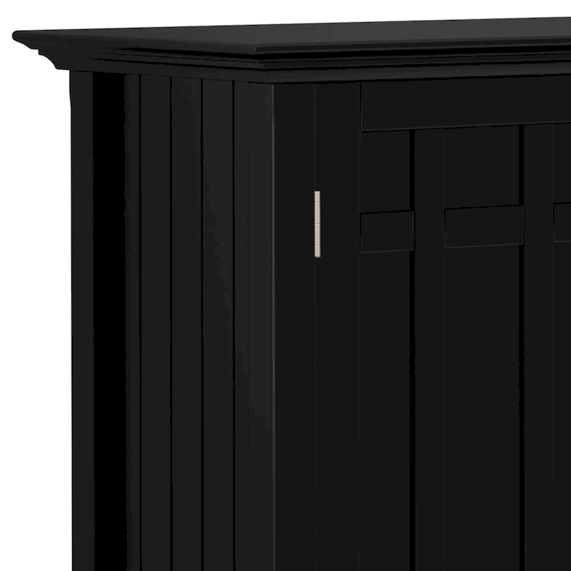 WYNDENHALL Freemont SOLID WOOD 54 Wide Transitional Sideboard Buffet & Wine Rack - 17 D x 54 W x 36 H