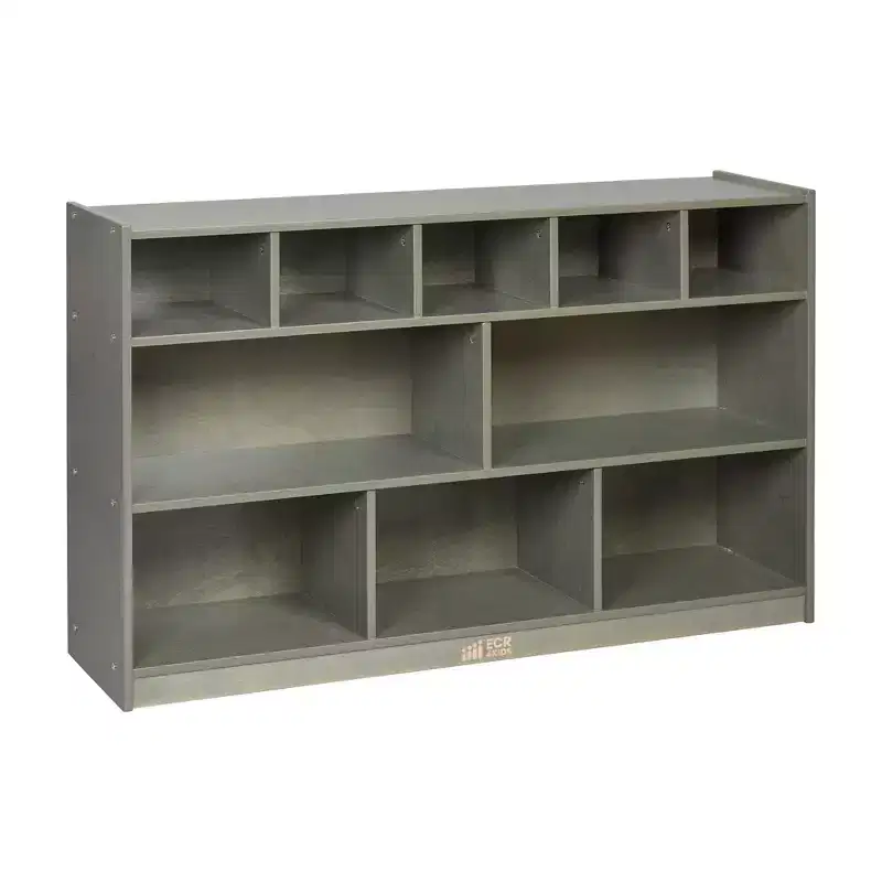 5+5 Cubby and Storage Mobile Tray Cabinet, Classroom Furniture