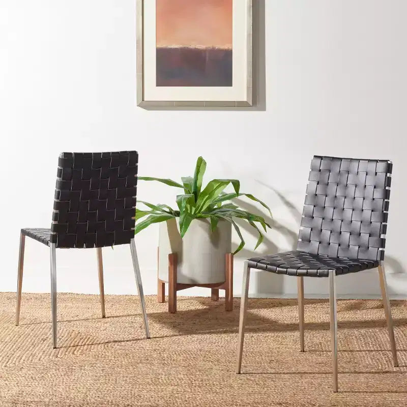 Rayne Woven Dining Chair (Set of 2) - DCH3006 - Safavieh
