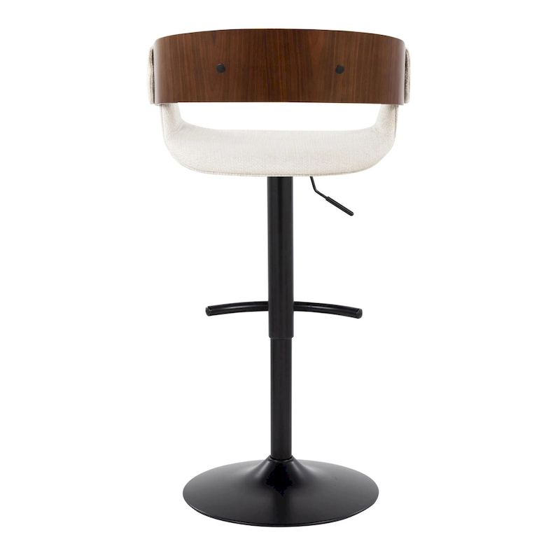 Carson Carrington Gavle Adjustable Bar Stool with Rounded T Footrest (Set of 2)