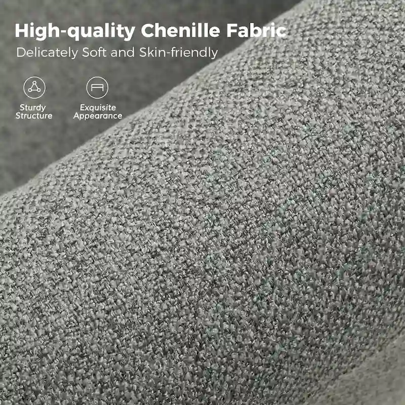 Erkenbald Modern 360-Degree Swivel Chair with Removable Slipcover Set of 2 by HULALA HOME