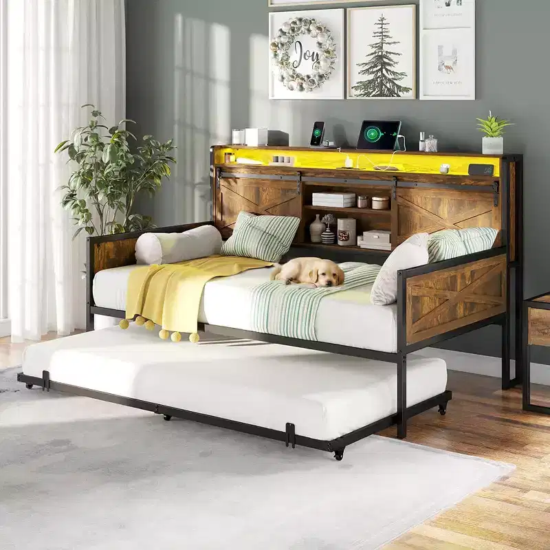 AMERLIFE Twin Daybed with Trundle