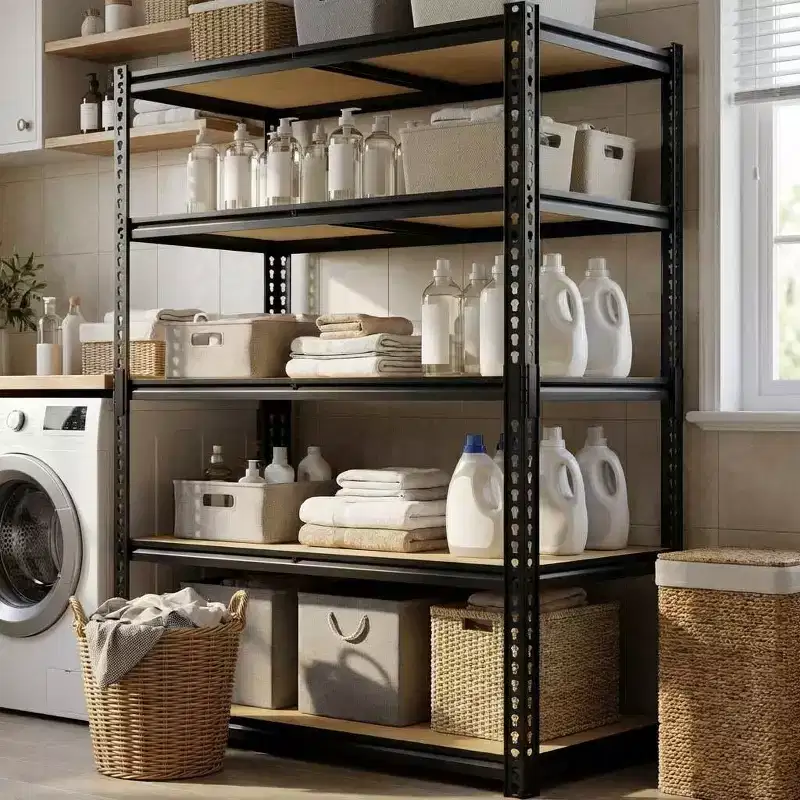 40x20x72 Heavy Duty Garage Storage Shelves, 5-Level Adjustable Steel Shelving Rack,2500 lb Capacity Utility Organizer