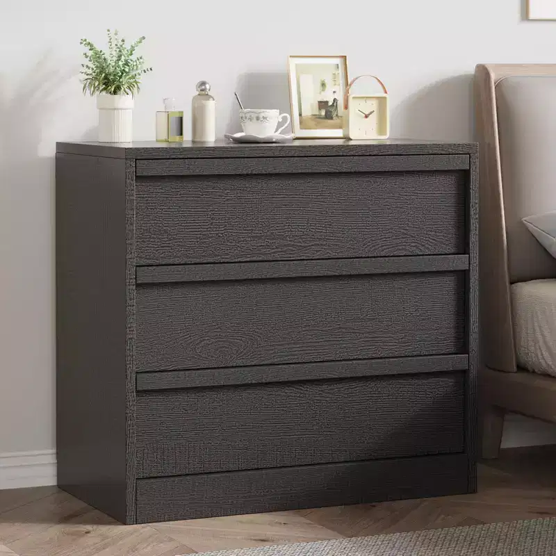 Modern 4-Drawer Dresser for Bedroom, Large Storage & Anti-Tip Design, Small Modern Bedside End Table, for Living Room, Nursery, Entryway