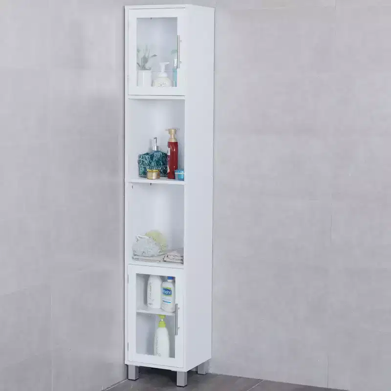 Costway 71 Bathroom Tall Tower Storage Cabinet Organizer Display Shelves Bedroom