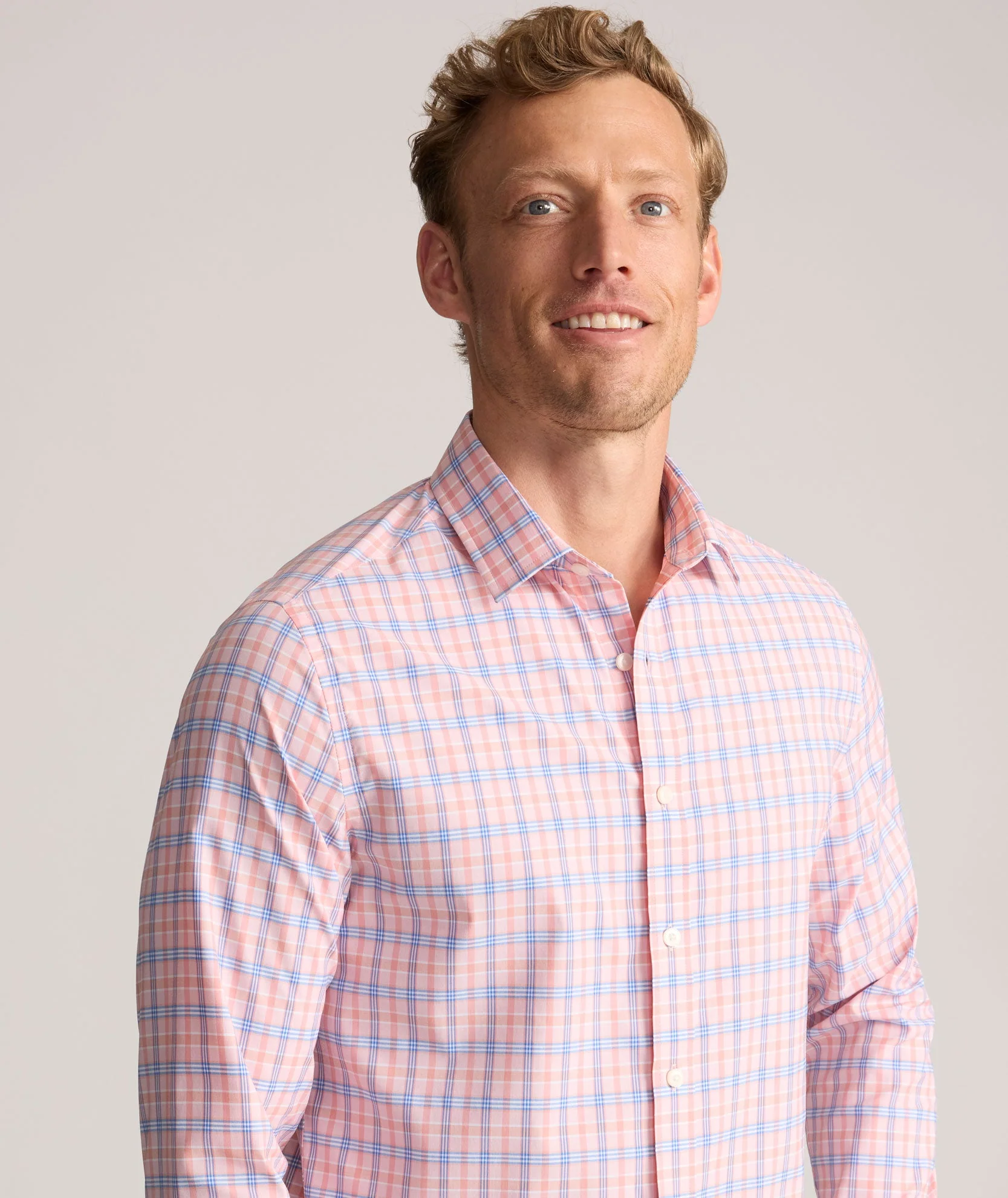 Pink Stretch Nylon Shirt
