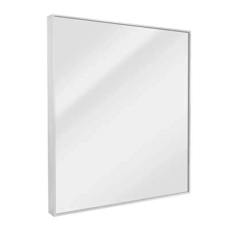 30" x 36" Spectrum Mirror Chrome - Head West: Modern Rectangular Wall Mount, Metal Frame, Includes Hardware