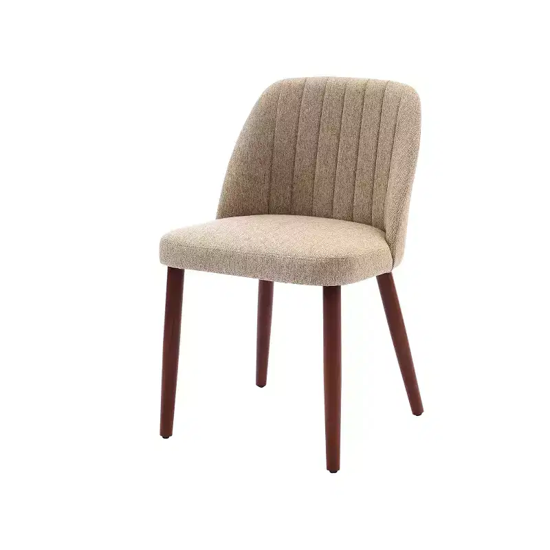 Upholstered Dining Chair with Metal Frame