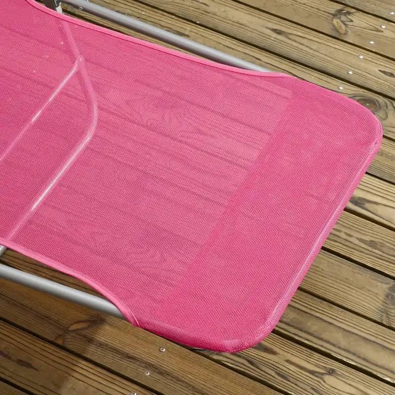 Folding Chaise Lounge, Reclining Sun Tanning Chairs