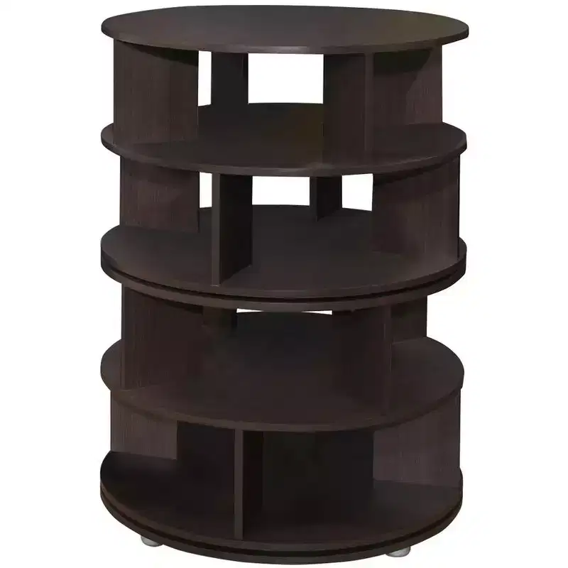 4-Tier Rotating Lazy Susan Shoe Rack, 360 Revolving, Holds 16 Pairs