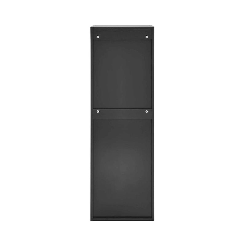 Annecy 15 W x 46 H x 12 D Linen Cabinet in Phantom Black