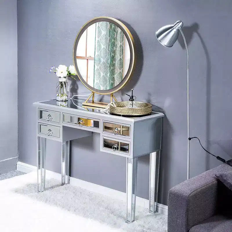 Mirrored Entryway Console