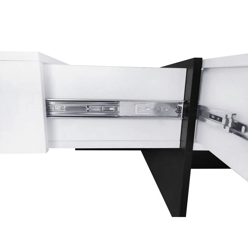 Unique Design Coffee Table with Extendable Sliding Tabletop