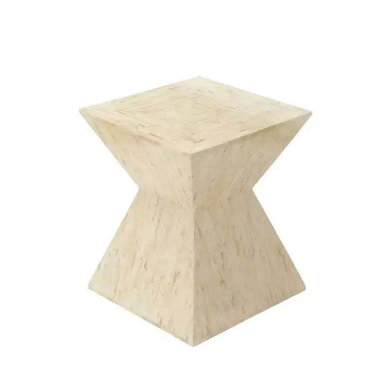 Contemporary Shell Inlaid Accent Table - Olivia & May