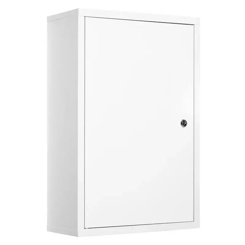 Steel Wall Mount Medicine Cabinet 3 Tier Emergency Box for Bathroom Kitchen