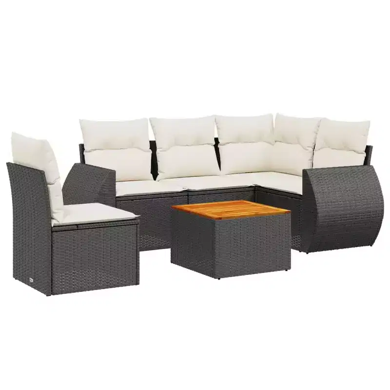 vidaXL Garden Sofa Set with Cushions in Various Colors