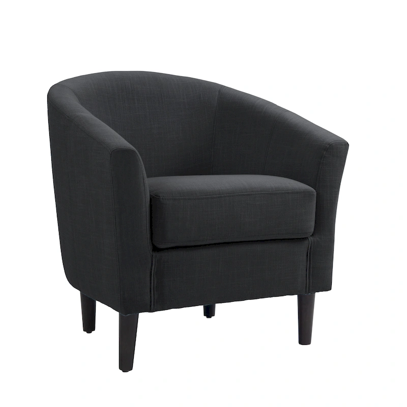 2 Set Modern Accent Chair Upholstered Barrel Chair