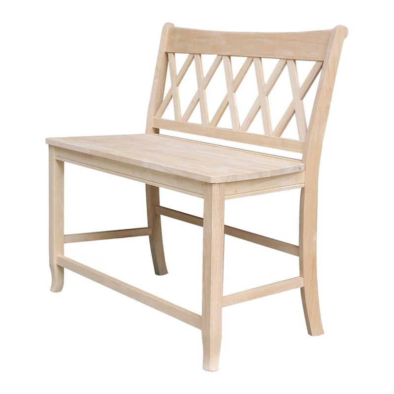 Double X-Back Bench - 24 Seat Height