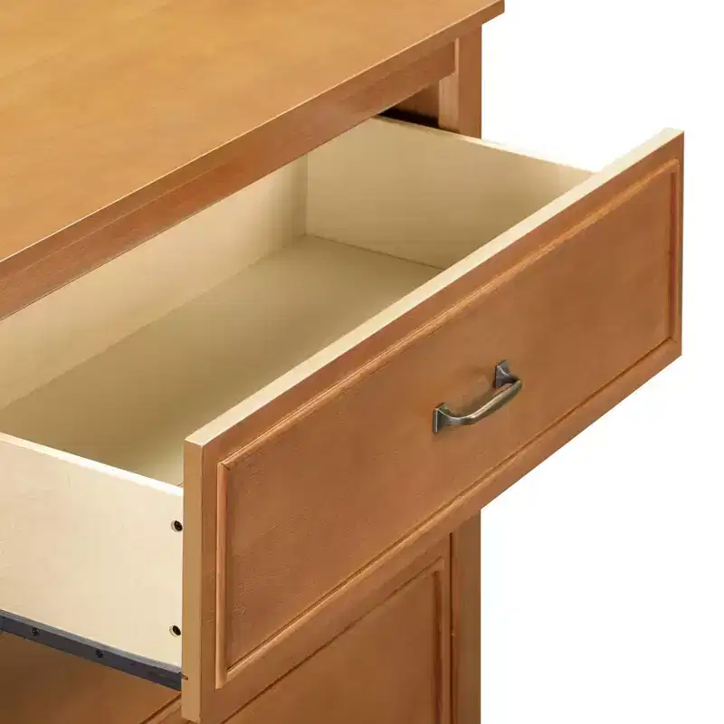 3-Drawer Nursery Dresser in Solid New Zealand Pinewood with Anti-Tip Kit and Euro Glides
