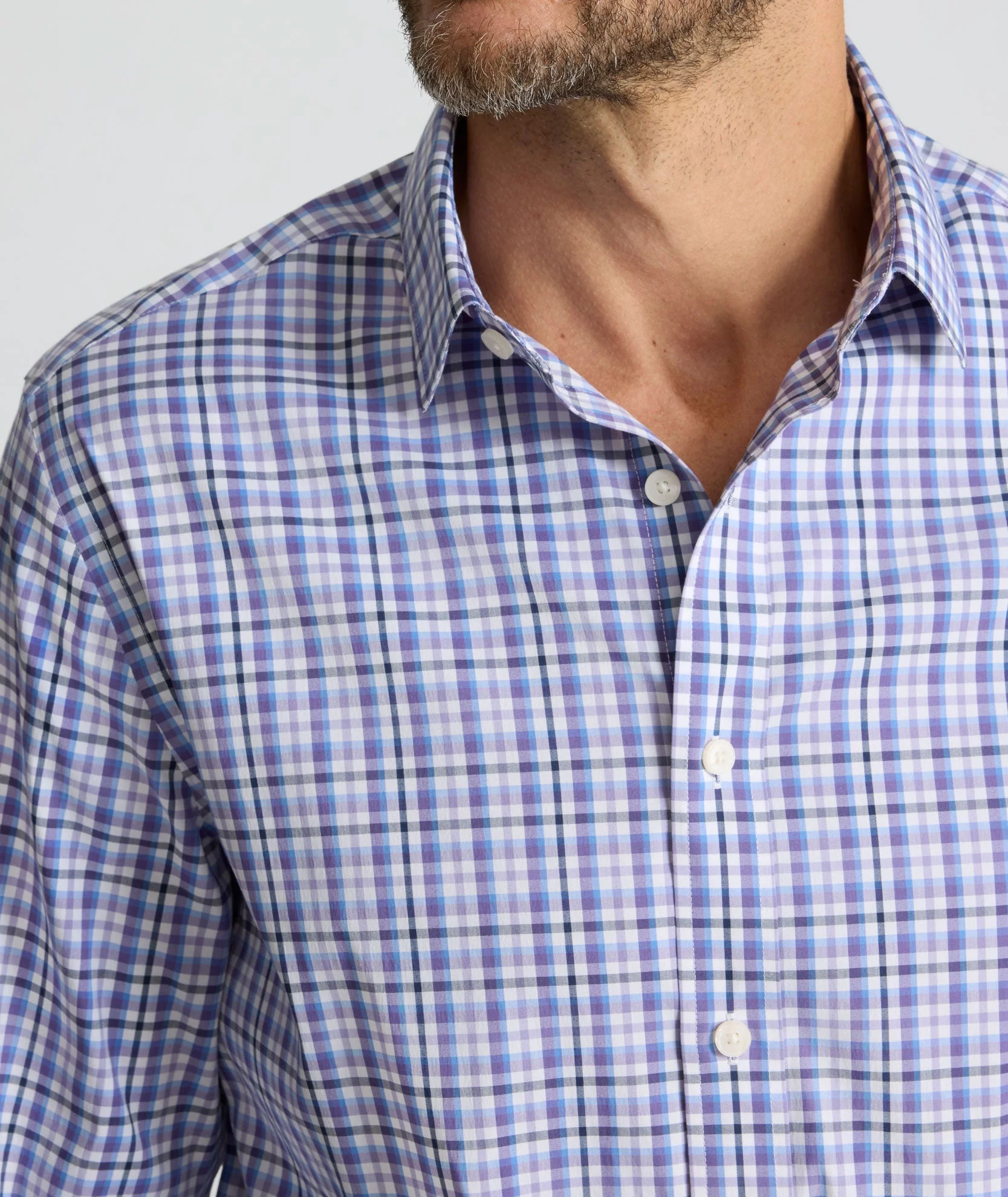Cotton-Nylon Cooling Shirt (Purple)