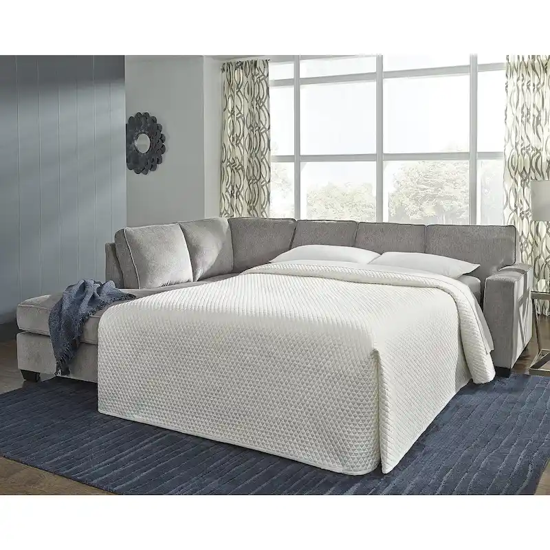 Signature Design by Ashley Altari 2-Piece Sleeper Sectional with Chaise - 110W x 90D x 37H