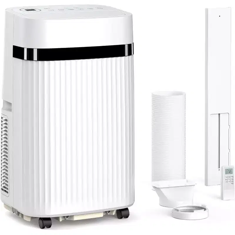 ZAFRO 12,000 BTU Portable Air Conditioners Cool Rooms up to 550 Sq.ft, Portable AC with Cool&Fan&Dehumidifier&Sleep, White