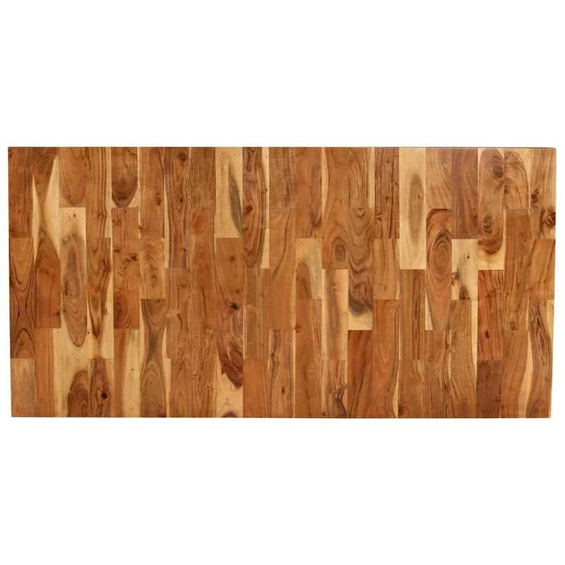 vidaXL Dining Table Solid Acacia and Mango Wood 70.9x35.4x29.9