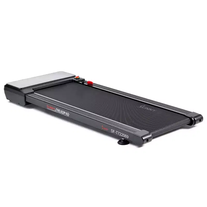 Sunny Health & Fitness Sleek Stride Smart Compact Auto Incline Treadpad Treadmill