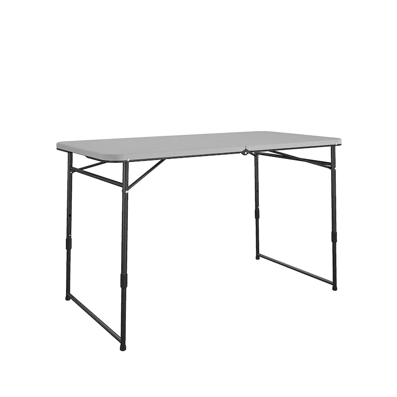 4 ft. Fold-in-Half Portable Utility Table, Indoor/Outdoor