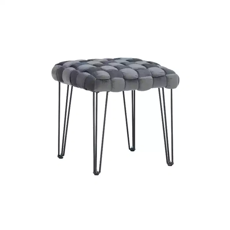 Kylie Square Ottoman Stool - Linon