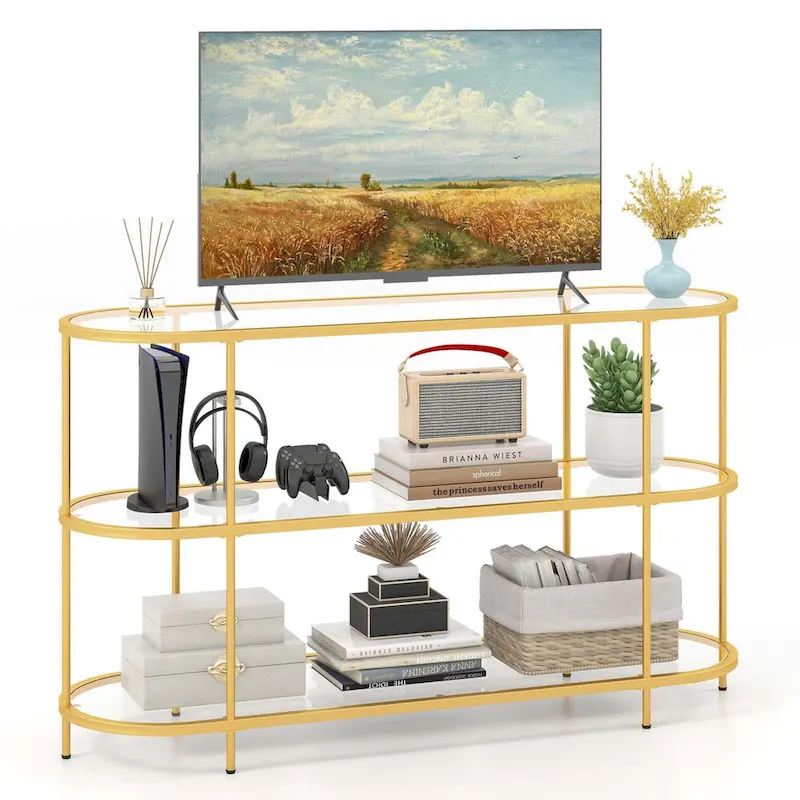 3-Tier TV Stand for TVs up to 65