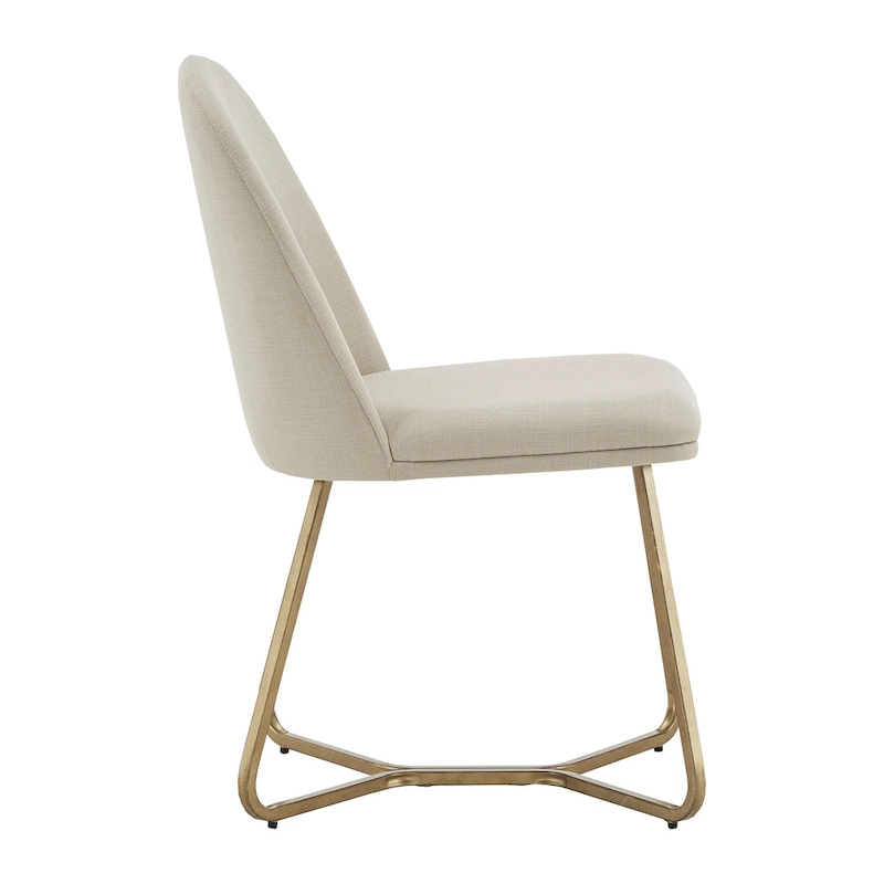 Cheyenne Black and Distressed Gold Finish Dining Set by iNSPIRE Q Modern