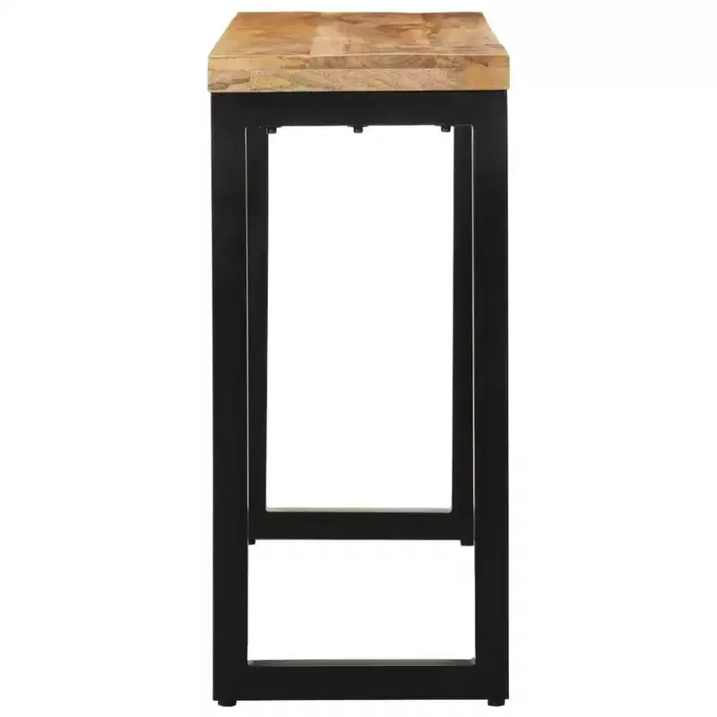 Console Table Entryway Side Table for Living Room Hallway Solid Wood - 43.3