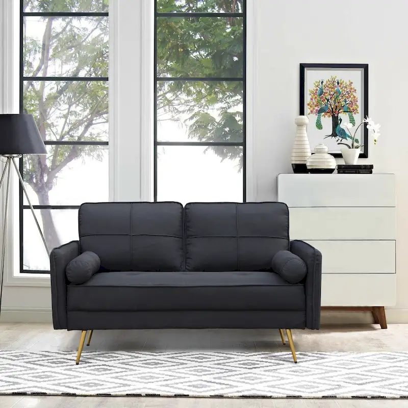 Round Arm Loveseat