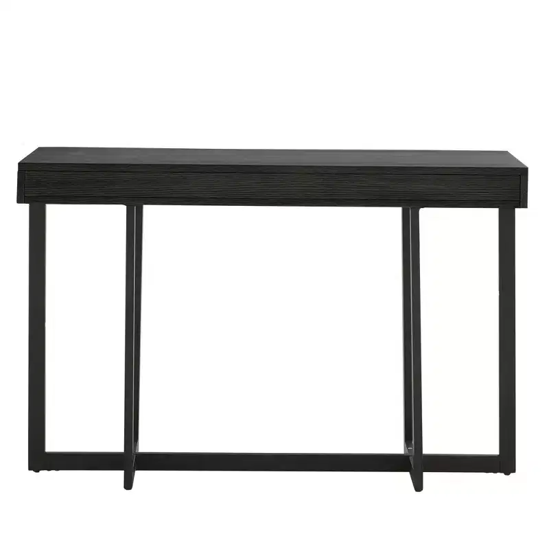 Nadian Wood Finish Console Table with Two Drawers - iNSPIRE Q