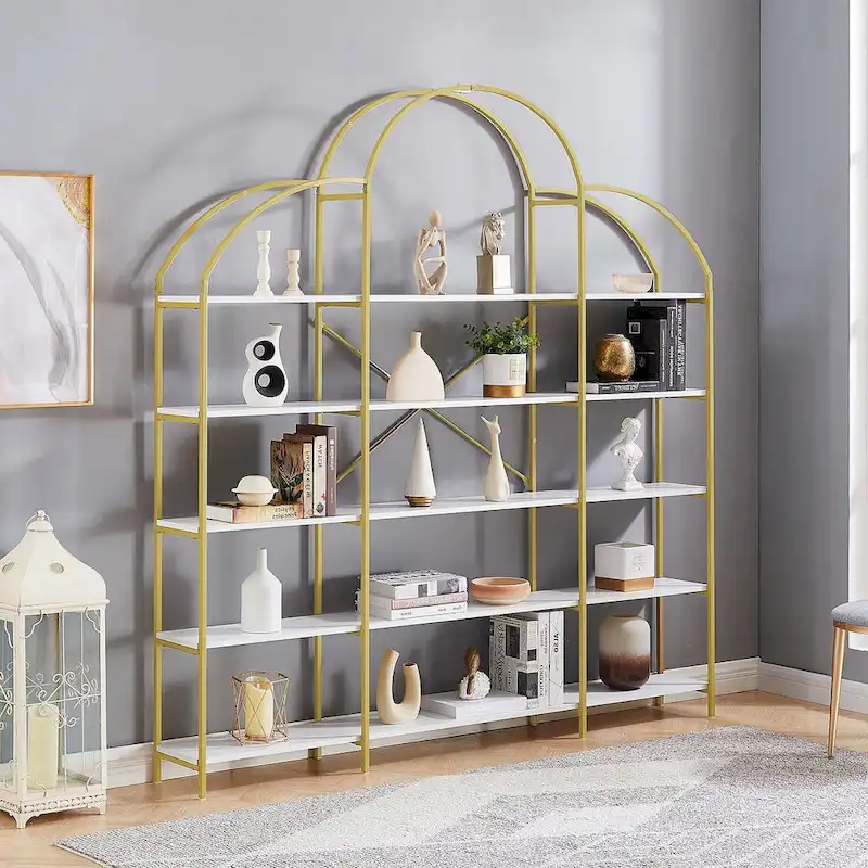 5 Tiers Office Bookcase Bookshelf