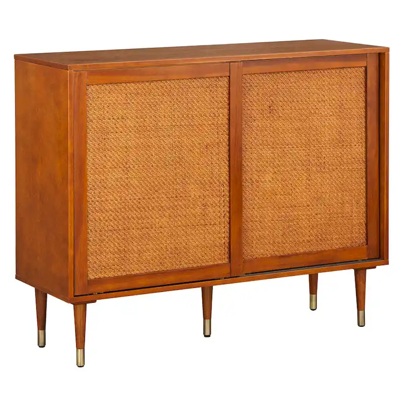 Rattan Buffet - 47.7 x 15.7 x 36