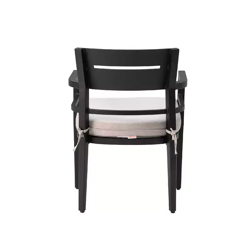 4-Piece Dining Chair Set, Outdoor Patio Dining Chairs, Ergonomic Backrest, Waterproof Cushions, Tapered Leg Design, Ideal for Gardens